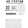 Le Peuple du cri scissionne [1972, été]
